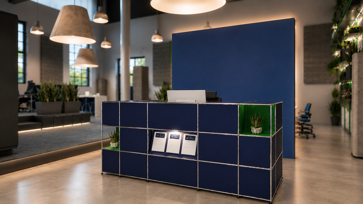 USM Haller Empfangstheke PREMIUM ab 199€ im Monat