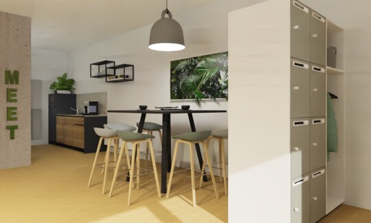 NACHHER: Socializing & Rückzugszonen