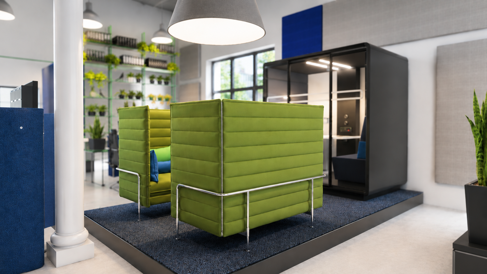 Mittelzone PREMIUM mit Vitra Alcove ab 190€ im Monat