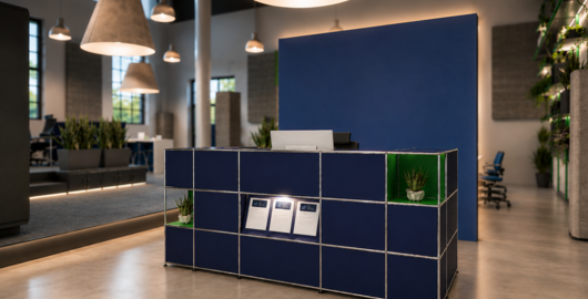 USM Haller Empfangstheke PREMIUM ab 199€ im Monat